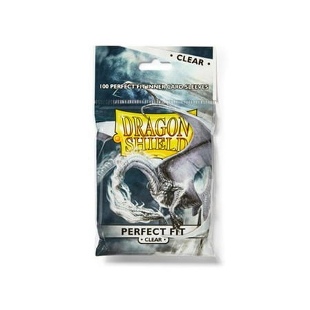 Dragon Shield Inner Sleeve Clear Standard Size 100 ct Card Sleeves Individual Pack