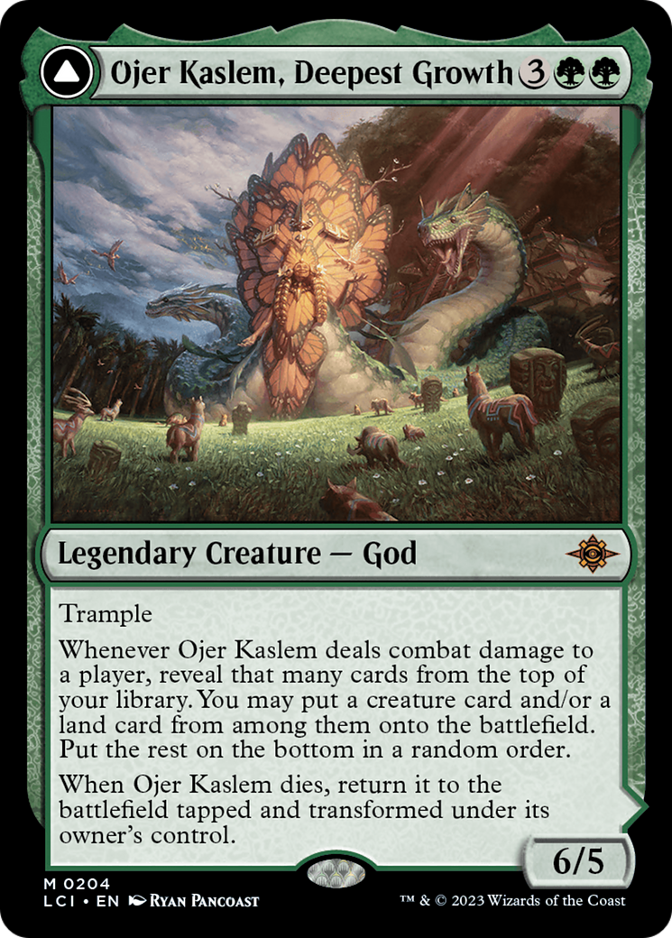 Ojer Kaslem, Deepest Growth // Temple of Cultivation | The Lost Caverns of Ixalan #204