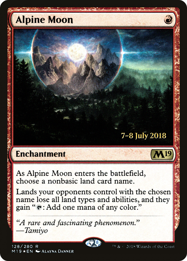 Alpine Moon | Core Set 2019 Promos #128s [foil]