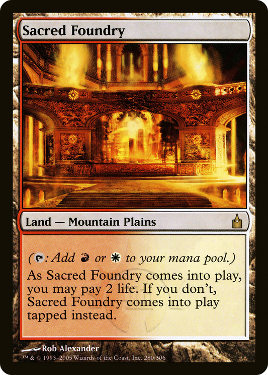 Sacred Foundry | Ravnica: City of Guilds #280