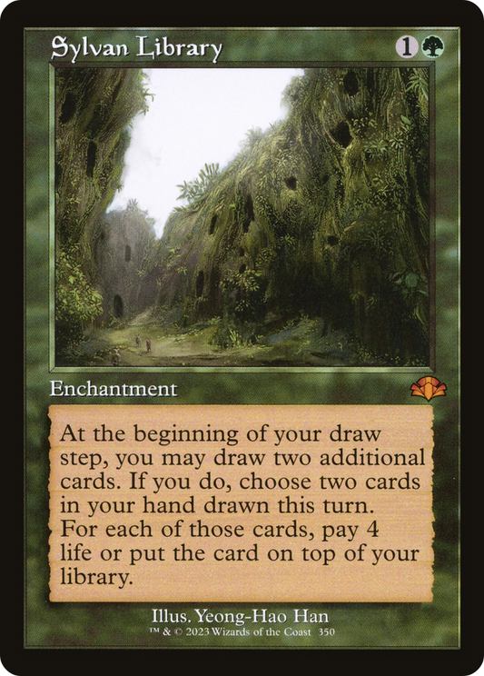 Sylvan Library | Dominaria Remastered #350 [foil]