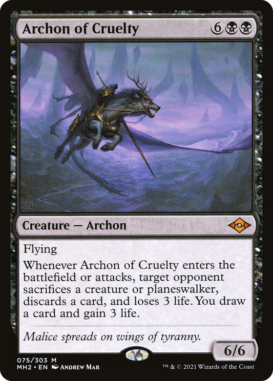 Archon of Cruelty | Modern Horizons 2 #75 [foil]