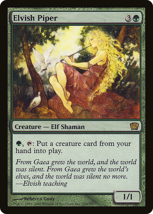 Elvish Piper | Ninth Edition #239s [foil]