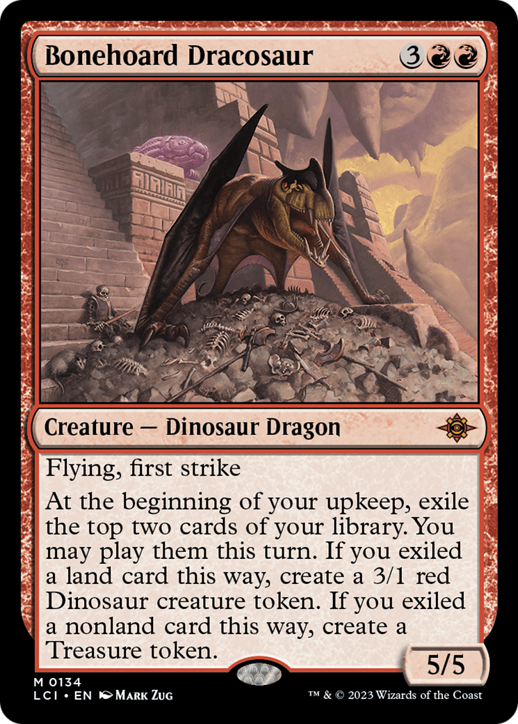 Bonehoard Dracosaur | The Lost Caverns of Ixalan #134 [foil]