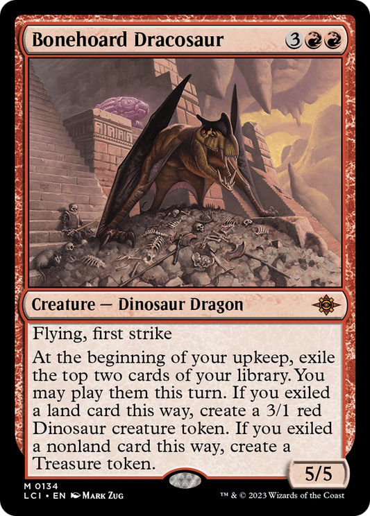 Bonehoard Dracosaur | The Lost Caverns of Ixalan #134 [foil]