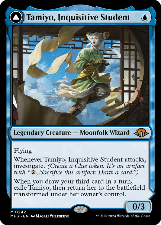 Tamiyo, Inquisitive Student // Tamiyo, Seasoned Scholar | Modern Horizons 3 #242