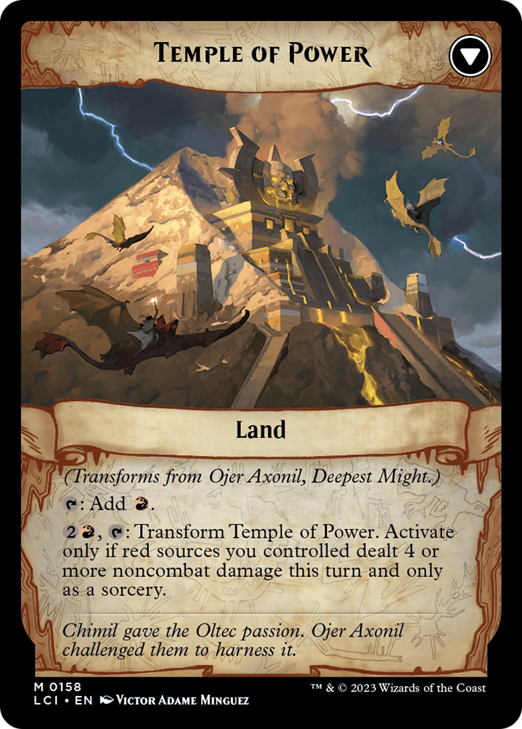 Ojer Axonil, Deepest Might // Temple of Power | The Lost Caverns of Ixalan #158