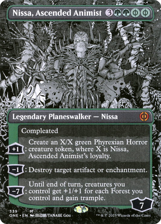 Nissa, Ascended Animist | Phyrexia: All Will Be One #339