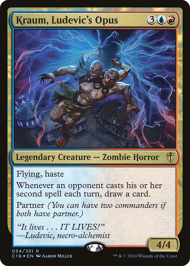 Kraum, Ludevic's Opus | Commander 2016 #34 [foil]