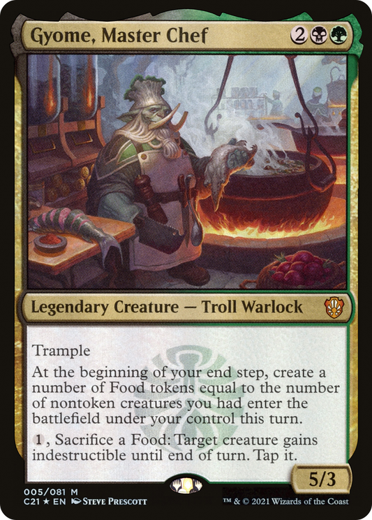 Gyome, Master Chef | Commander 2021 #5 [foil]