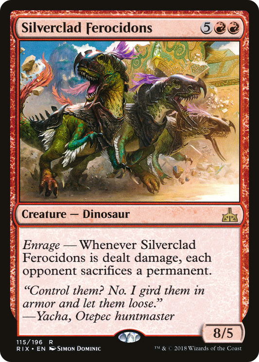 Silverclad Ferocidons | Rivals of Ixalan #115