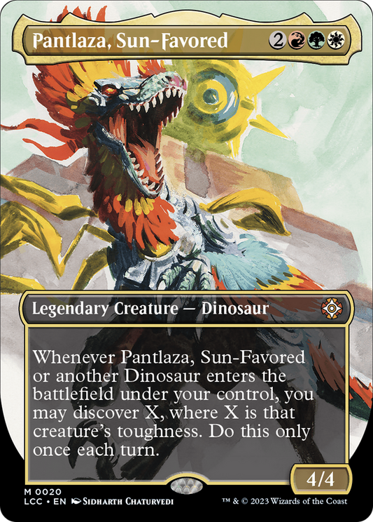 Pantlaza, Sun-Favored | The Lost Caverns of Ixalan Commander #20 [foil]