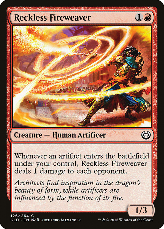 Reckless Fireweaver | Kaladesh #126 [foil]