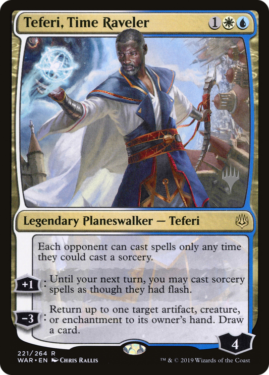 Teferi, Time Raveler | War of the Spark Promos #221p [foil]