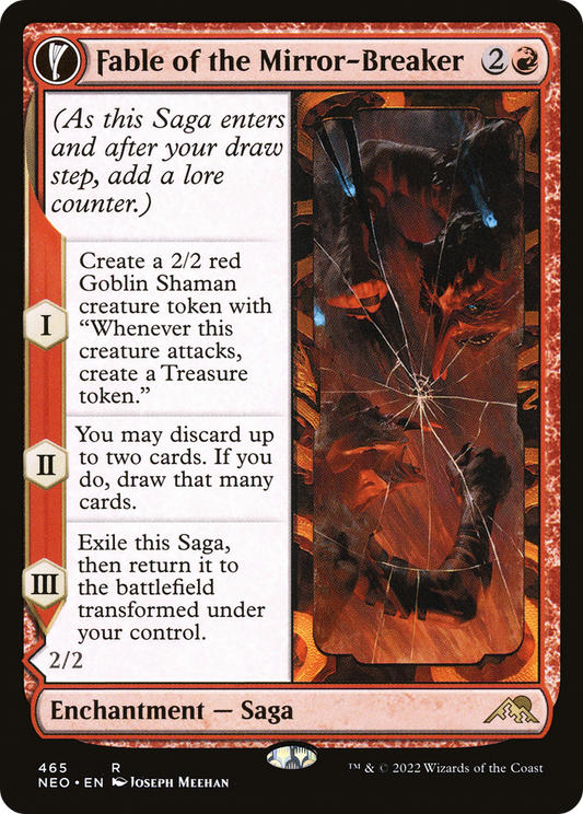 Fable of the Mirror-Breaker // Reflection of Kiki-Jiki | Kamigawa: Neon Dynasty #465 [foil]