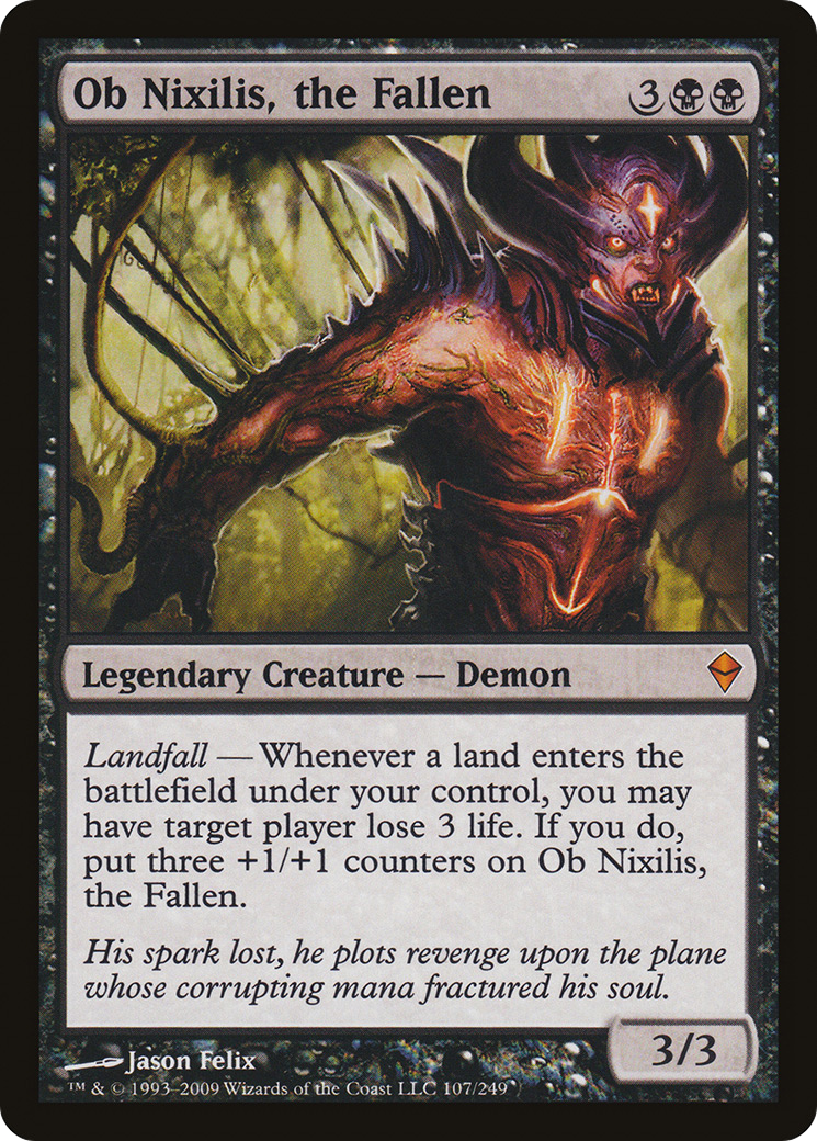 Ob Nixilis, the Fallen | Zendikar #107