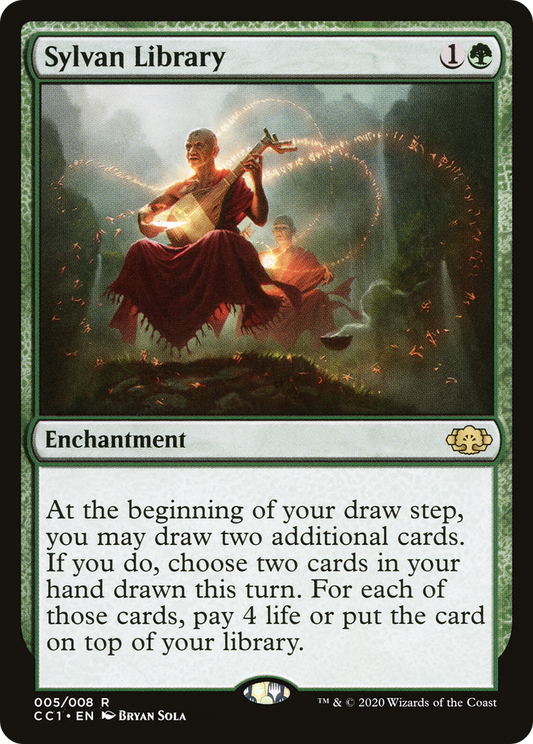 Sylvan Library | Commander Collection: Green #5 [foil]