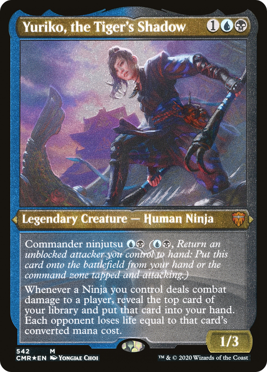 Yuriko, the Tiger's Shadow | Commander Legends #542 [etched]