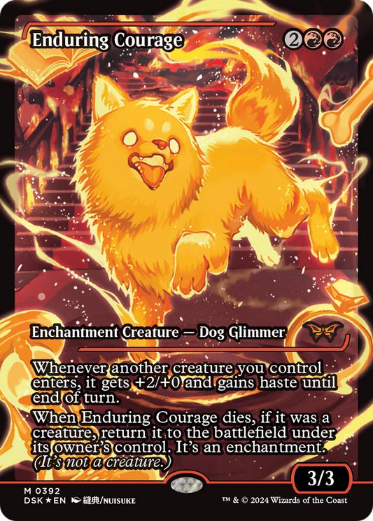 Enduring Courage | Duskmourn: House of Horror #392 [foil]