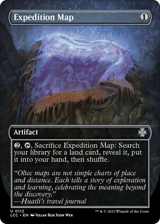 Expedition Map | The Lost Caverns of Ixalan Commander #112 [foil]