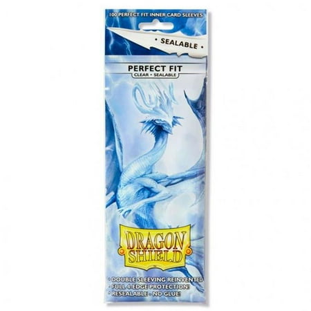 Dragon Shield Clear Perfect Fit Sealable Card Sleeves - 100 Sleeves