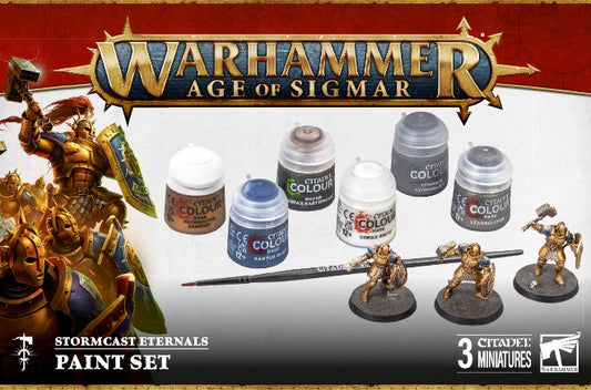 AGE OF SIGMAR STORMCAST ETERNALS + PAINT SET