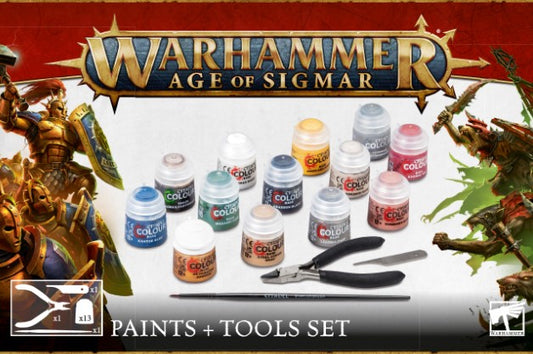 AGE OF SIGMAR PAINTS+TOOLS