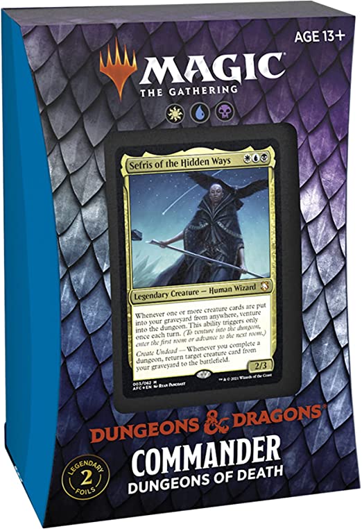 Magic: The Gathering Commander Deck - Dungeons of Death - Dungeons & Dragons