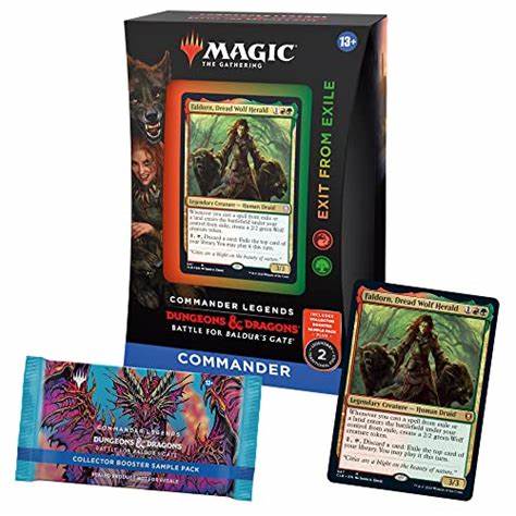 Magic: The Gathering Commander Deck - Exit From Exile - Dungeons & Dragons Battle for Baldur's Gate