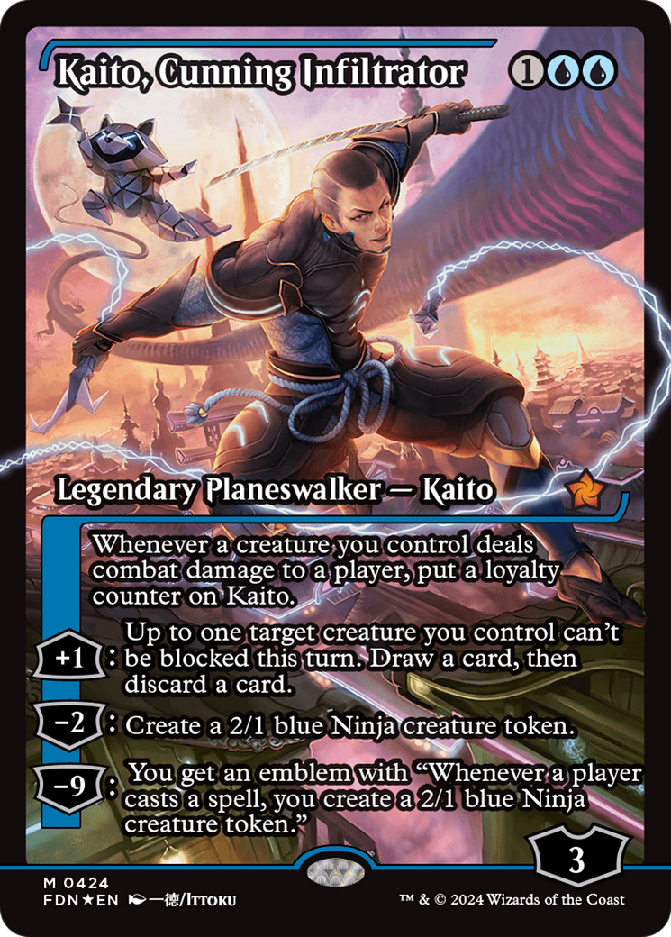 Kaito, Cunning Infiltrator | Foundations #424 [foil]