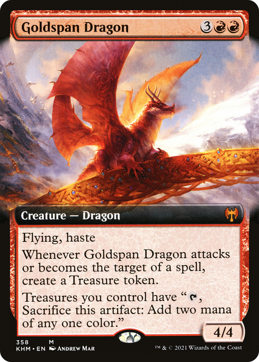 Goldspan Dragon | Kaldheim #358 [foil]