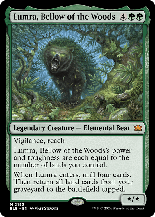 Lumra, Bellow of the Woods | Bloomburrow #183 [foil]