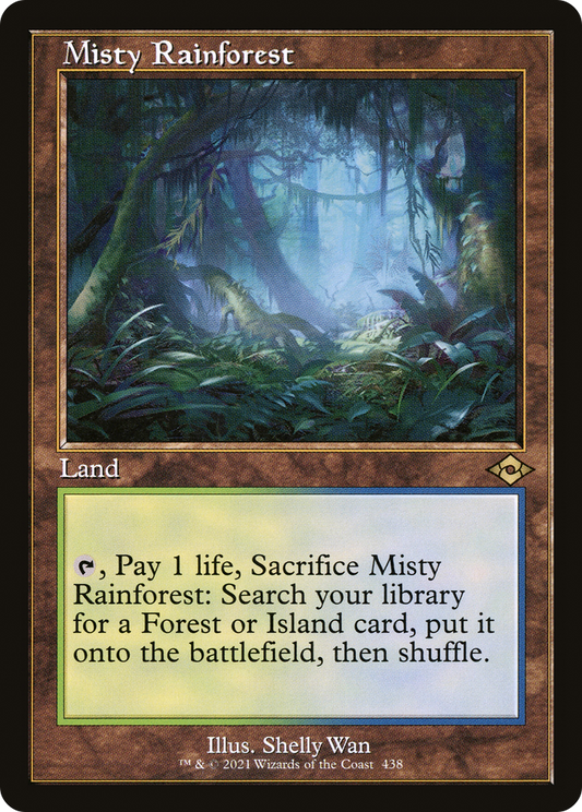 Misty Rainforest | Modern Horizons 2 #438 [foil]