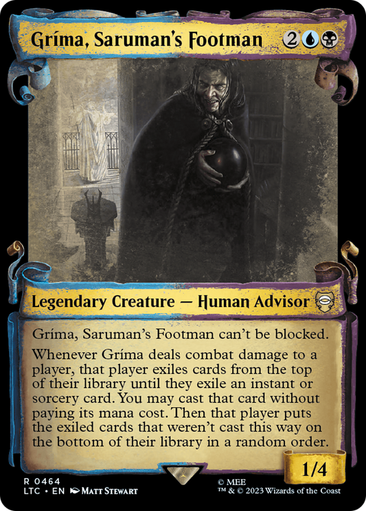 Gríma, Saruman's Footman | Tales of Middle-earth Commander #464 [foil]