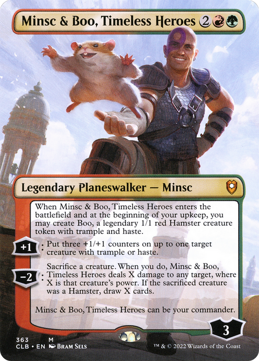 Minsc & Boo, Timeless Heroes | Commander Legends: Battle for Baldur's Gate #363 [foil]