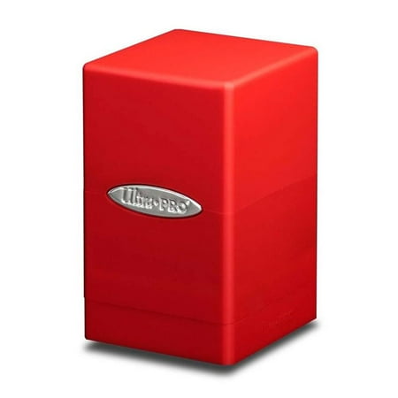 Satin Tower Deck Box - Red