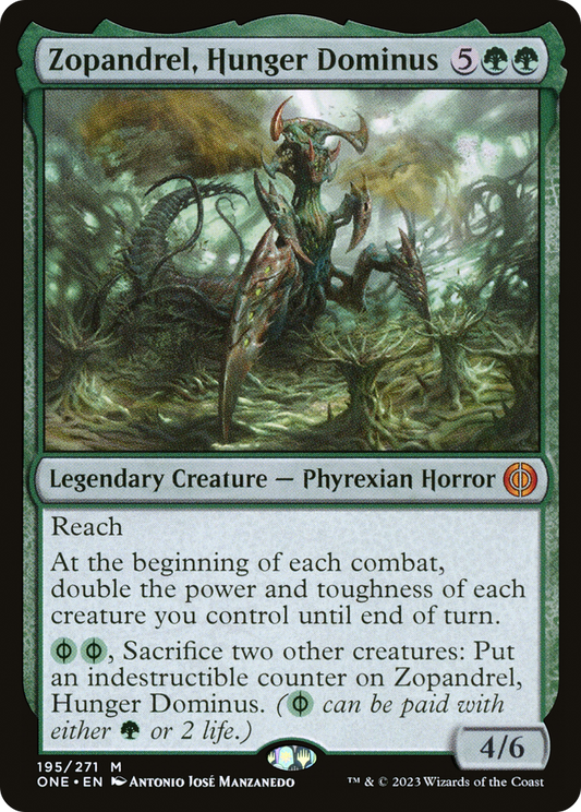 Zopandrel, Hunger Dominus | Phyrexia: All Will Be One #195 [foil]