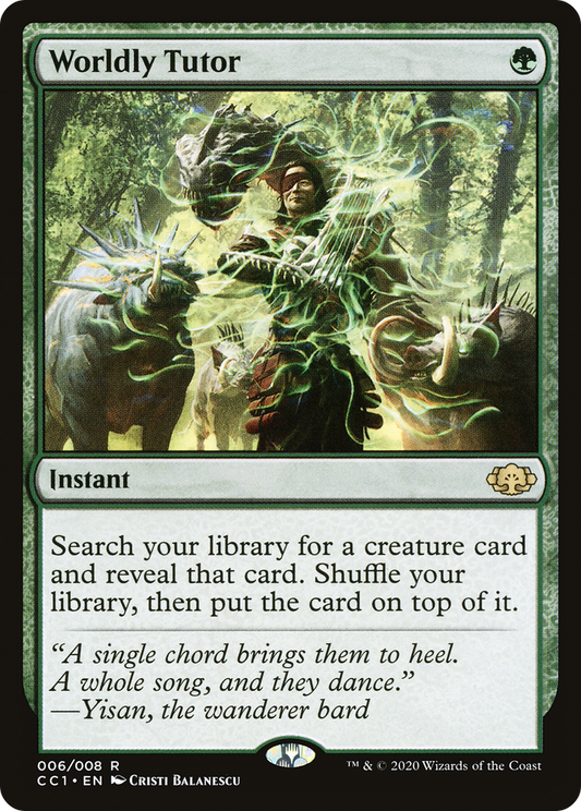 Worldly Tutor | Commander Collection: Green #6 [foil]